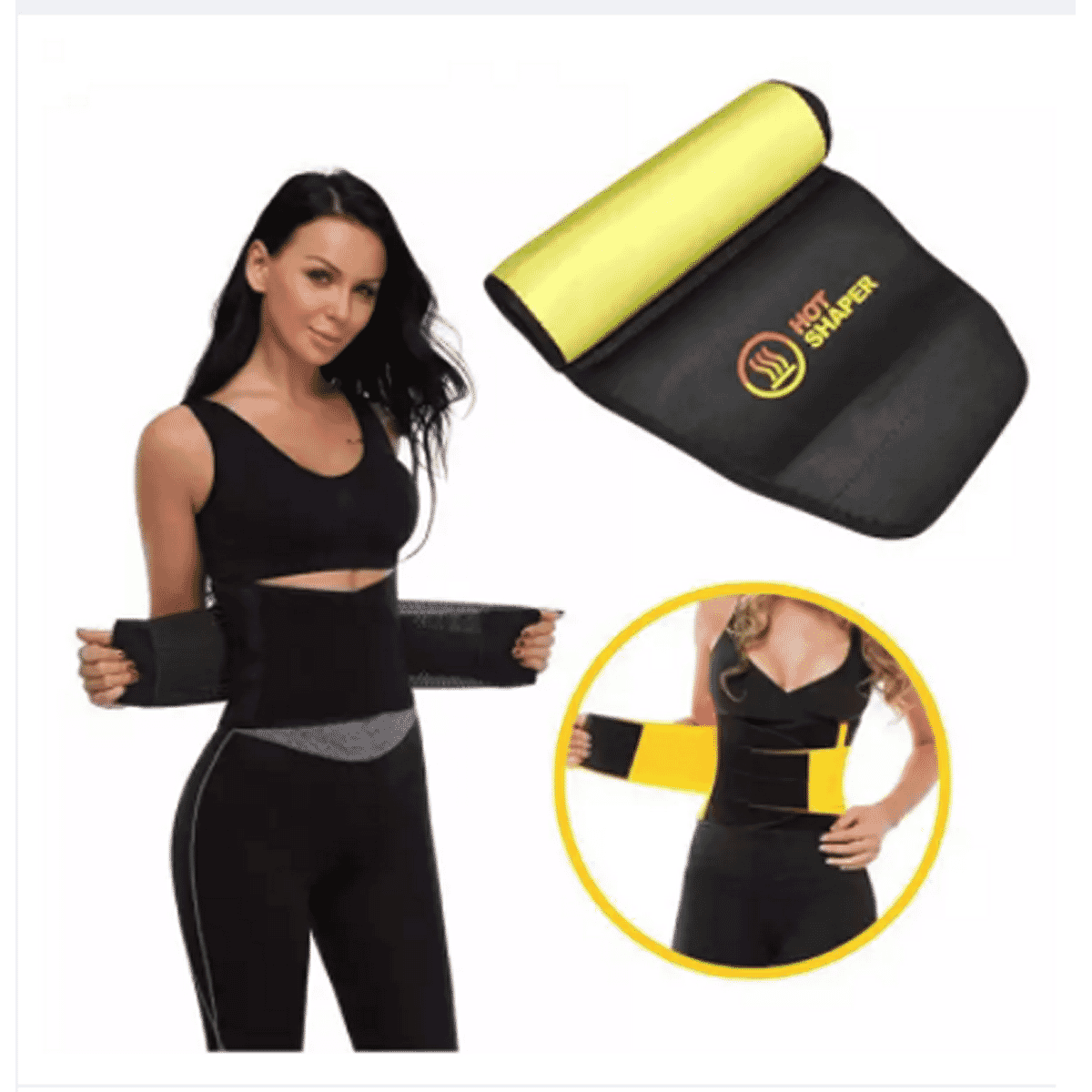 Hot shapers belt High Quality Hot Shaper Best waist cincher girgle for  weight loss. Suitable for Men and Women Hot Waist Trimmer Provide Instant  Compression to Abdominal & Slim Waist Heat up Core Make you Sweat White  Slimming Belt for Women