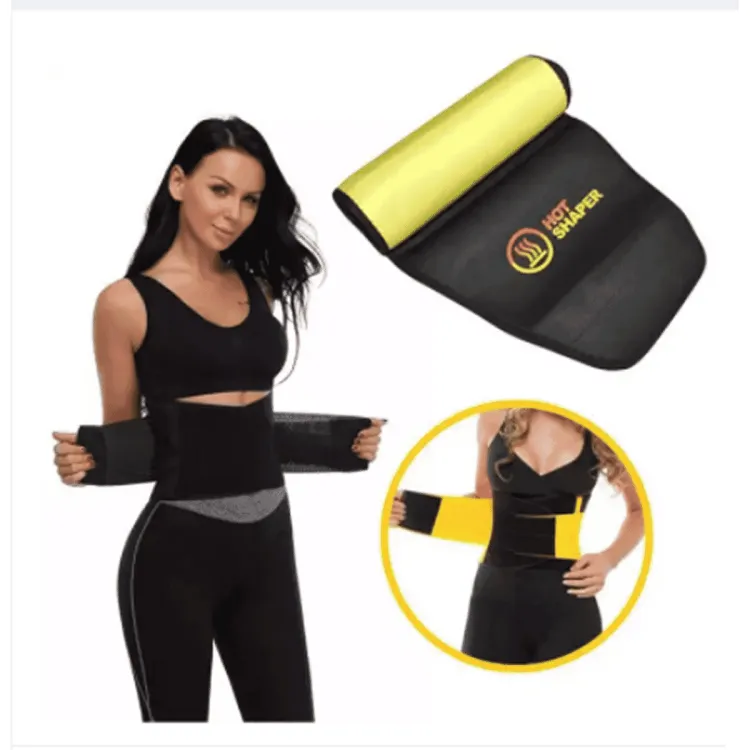 Hot shapers belt High Quality Hot Shaper Best waist cincher girgle for  weight loss. Suitable for Men and Women Hot Waist Trimmer Provide Instant  Compression to Abdominal & Slim Waist Heat up