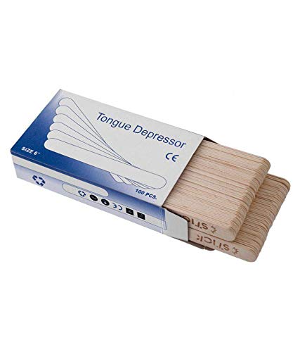 Wooden Tongue Depressor 100 Pieces. 