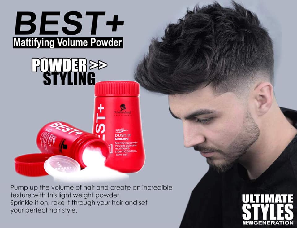 Volumizing Fluffy Hair Powder UNISEX BEST& SERVICH & Schwarzkopf Osis+ Thrill Fibre Gum+ DUST IT HAIR BEST PLUS POWDER (BEST+, Osis+ THRILL, SERVICH).. 