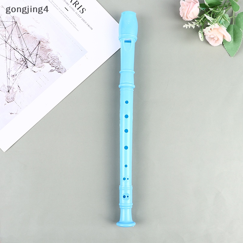 gongjing4 8 Holes Plastic Recorder Long Flute Woodwind Instrument Colorful Instrumens ph. 
