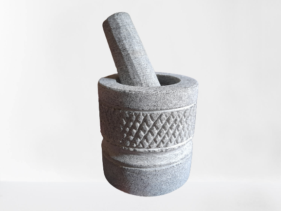 Gal wangediya small size ( ගල් වංගෙඩිය කුඩා ප්‍රමාණය ) Mortar and pestle small. 