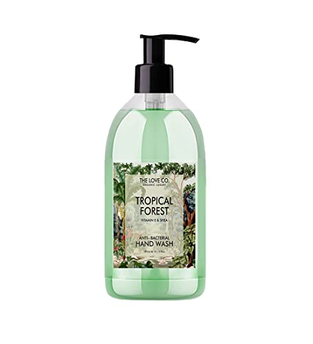 The Love Co. Tropical Forest Hand Wash | Enriched with Moisturizing and Gentle Hand Wash for Soft, Supple Skin | pH Balanced | Germ Protection | 300ml(FROM INDIA)JEZ