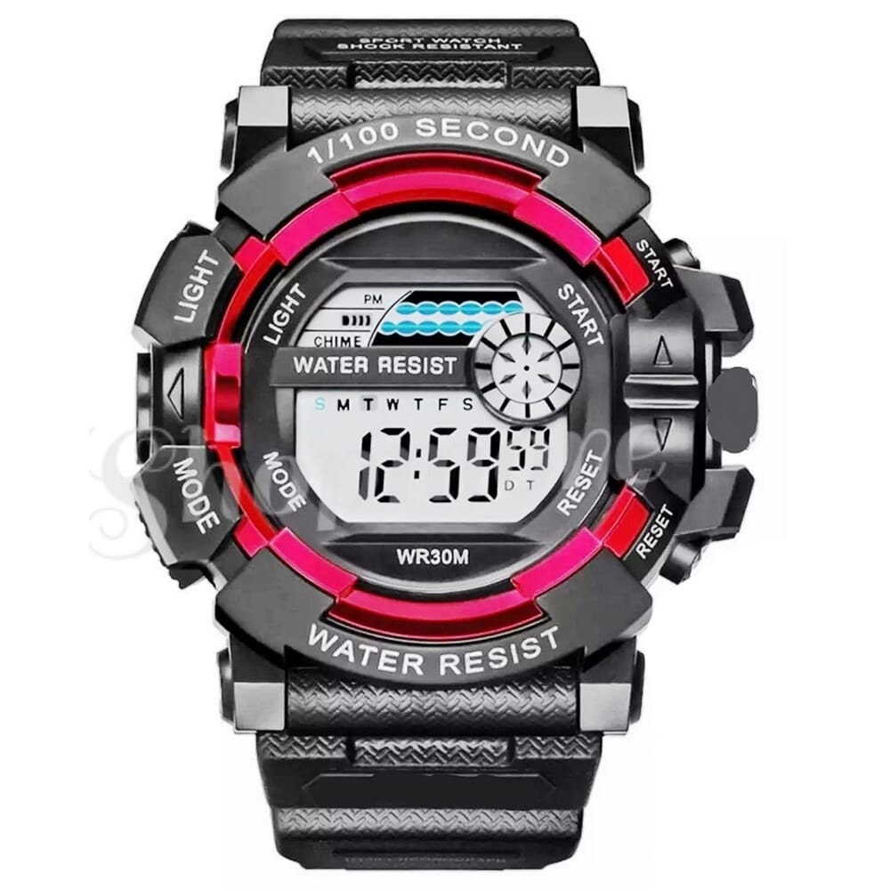 Men s Digital Sports Watch Military Waterproof Watches LED Screen