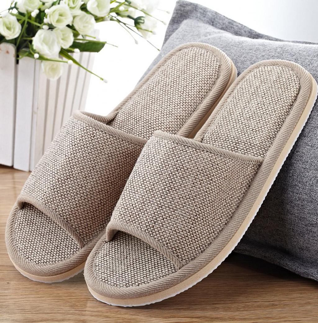 【BestGO】Womens Mens Couples Fashion Casual Home Slippers Indoor Floor Flat Shoes Sandals