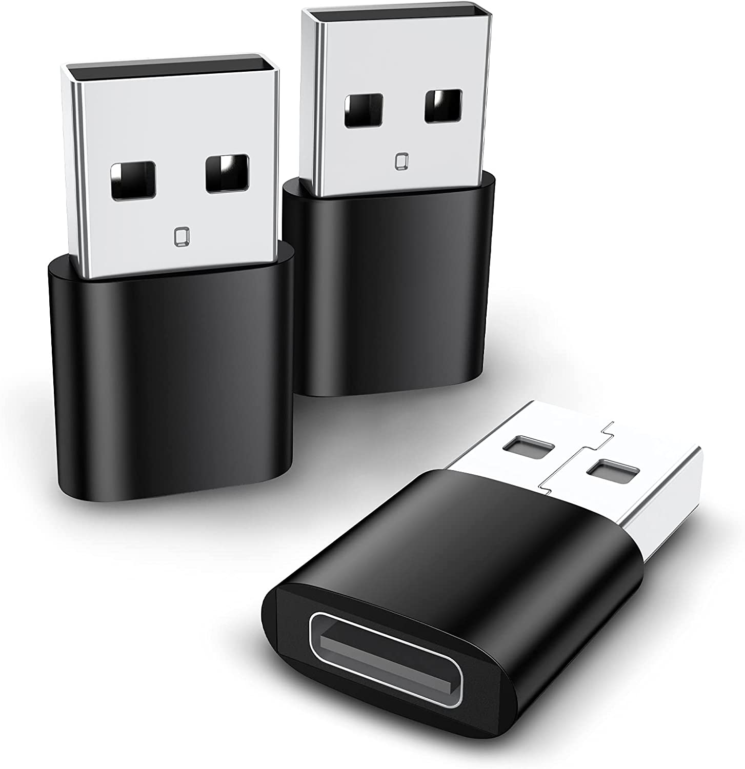 USB-C to USB 3.0 Adapter Converter Type-C Female to USB-A Male Support Data Transfer and Fast Charging for Devices