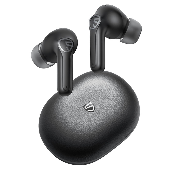 Soundpeats T3 Pro Wireless Earbuds with Call Noise Cancellation, Equipped with 12mm Drivers, Bluetooth 5.4 Technology, 4-Microphone AI Enhanced Calls with ENC Noise Cancellation. 
