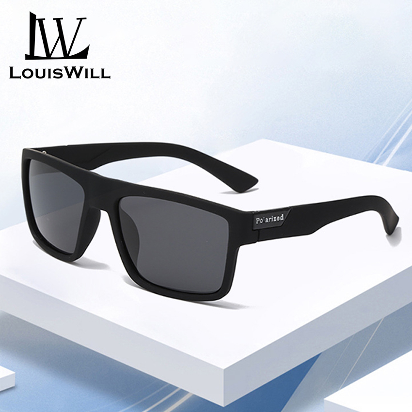 LouisWill Polarized Sunglasses Men Women Sunglasses Outdoor Sports Glasses UV400 Lightweight Clean Vision Sunglasses Cycling Riding Running Glasses for Men Women