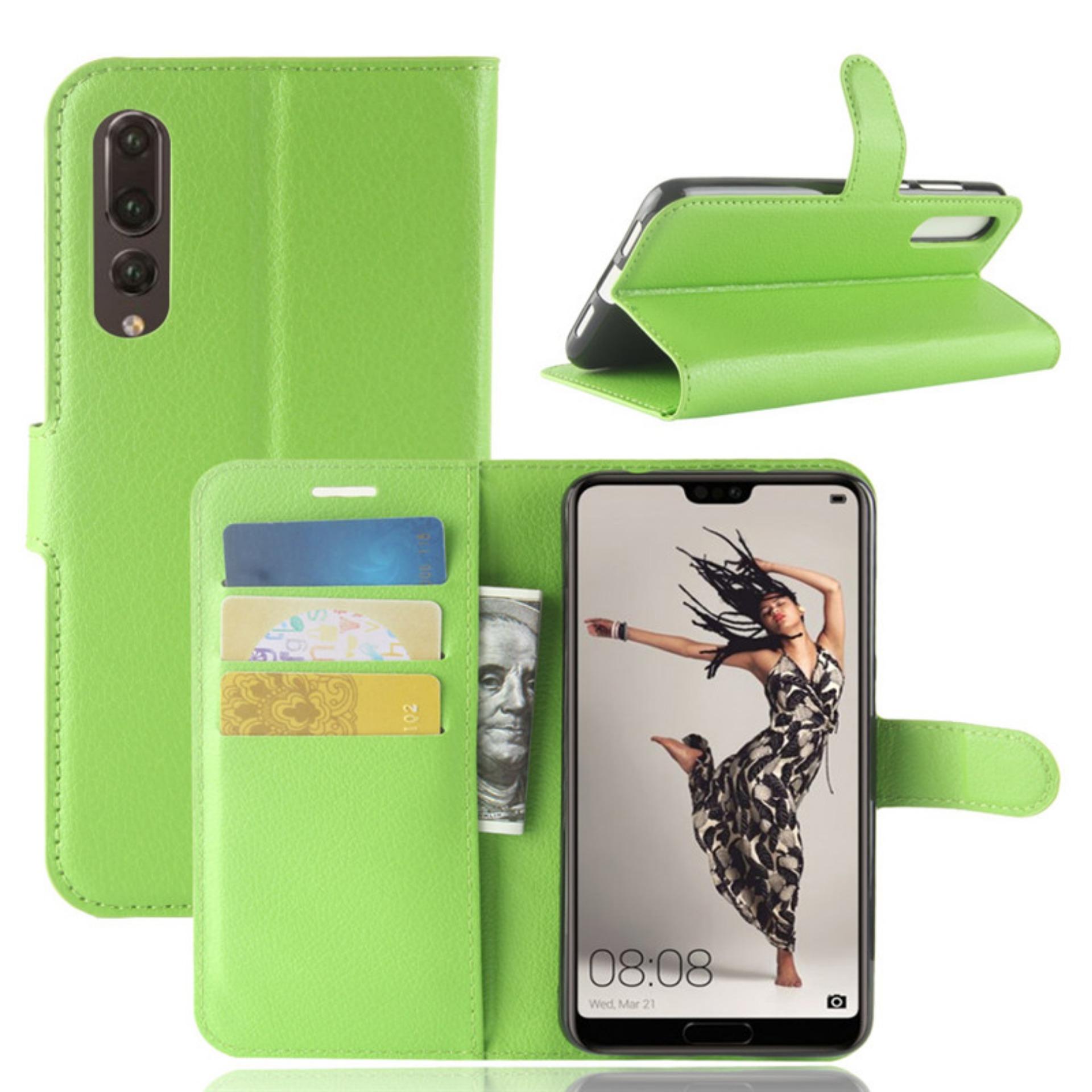 For Huawei P20 Pro  Premium Leather Flip Cover Wallet Phone Case