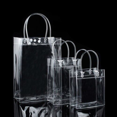 【ALLGOOD】sanhe Ready Stock Clear PVC Transparent Shopping Bag Shoulder Handbag Women Tote Travel Bags Bags for women on sale