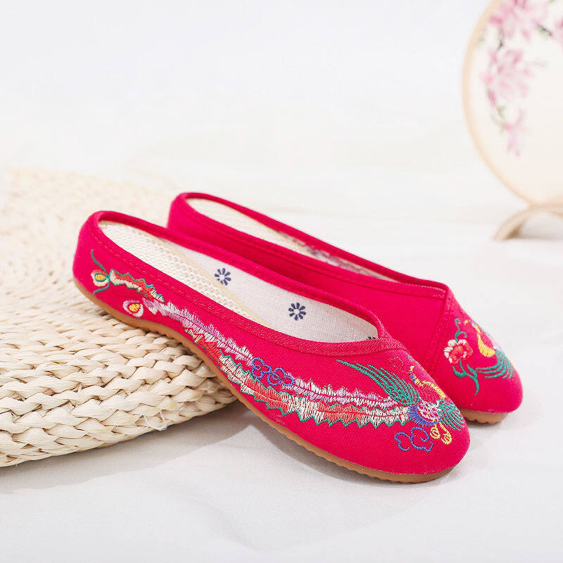 【ZOSR】Mules Shoes For Women Korea Mules Women Flat Shoes For Women Mules Sandals 041309. 