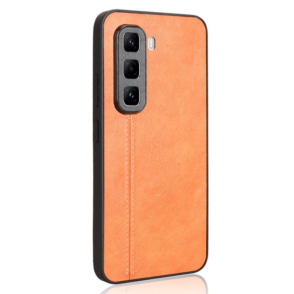 Cow Pattern Sewing Card Bag Phone Case For Infinix Hot 50 Pro+ 4G/Infinix Hot 50 Pro 4G. 