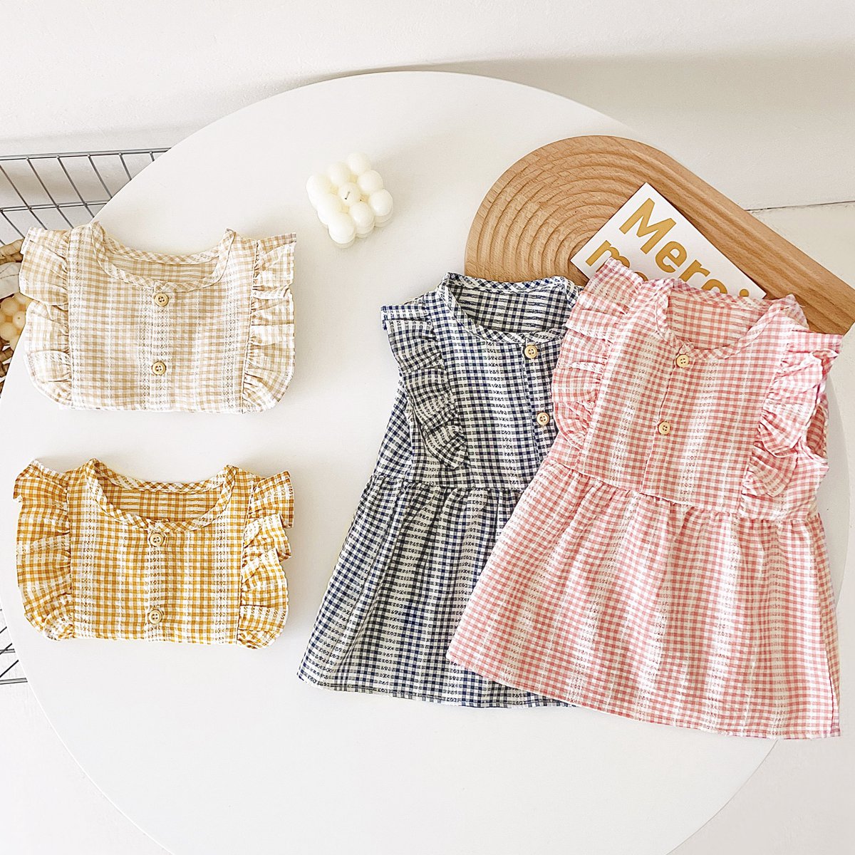 Cute Princess Baby Girls Dress Comfortable Fashionable Sleeveless Kids Clothing Korean Style. 