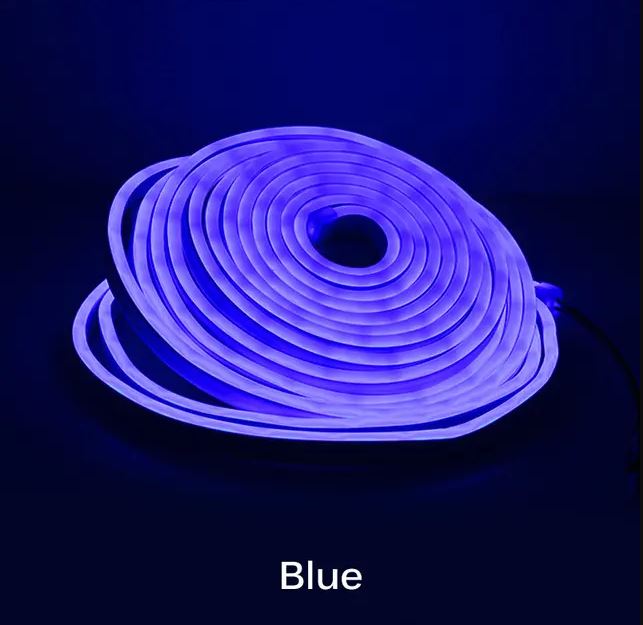 5m Neon LED Strip Light 12V For Lighting Characters and Patterns IP67 Waterproof Outdoor Use Decoration Flexible Neon LED Tape. 