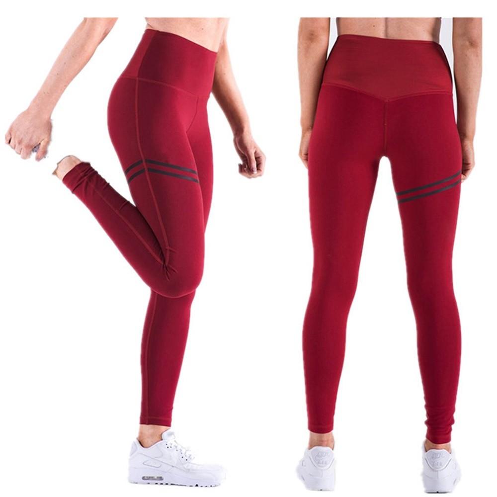 Womens High Waist Yoga Pants Tommy Control Workout Leggings. 