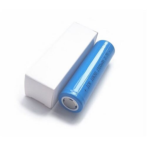 Lithium ion ICR18650 1500mAh ICR 18650 3.7V 3.6V Li-ion rechargeable Battery for Portable Fans and Solar Motion Sensor Lights