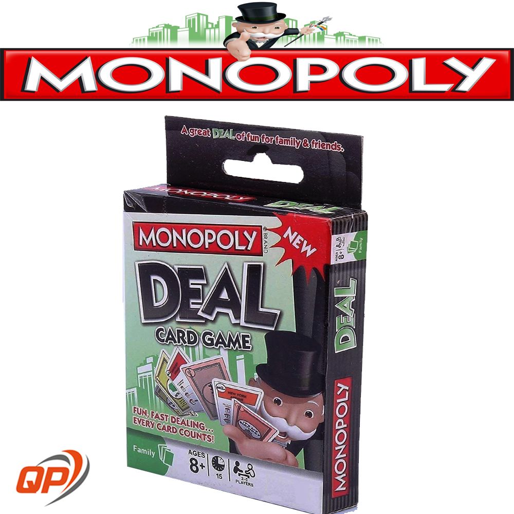 QP UNO Family Card Game with 108 / Innovative Monopoly Deal Card Game Cards  and Instructions, Great Gift for Kids: Buy Online at Best Prices in  SriLanka | Daraz.lk