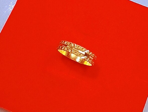 Cincin Rotan EMAS KOREA BANGKOK RING GOLD PLATED FREE COP. 