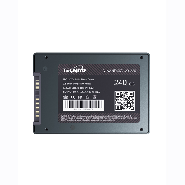 Tecmiyo Portable hard drive ssd 240gb hard disk drive internal ssd for desktop laptop. 