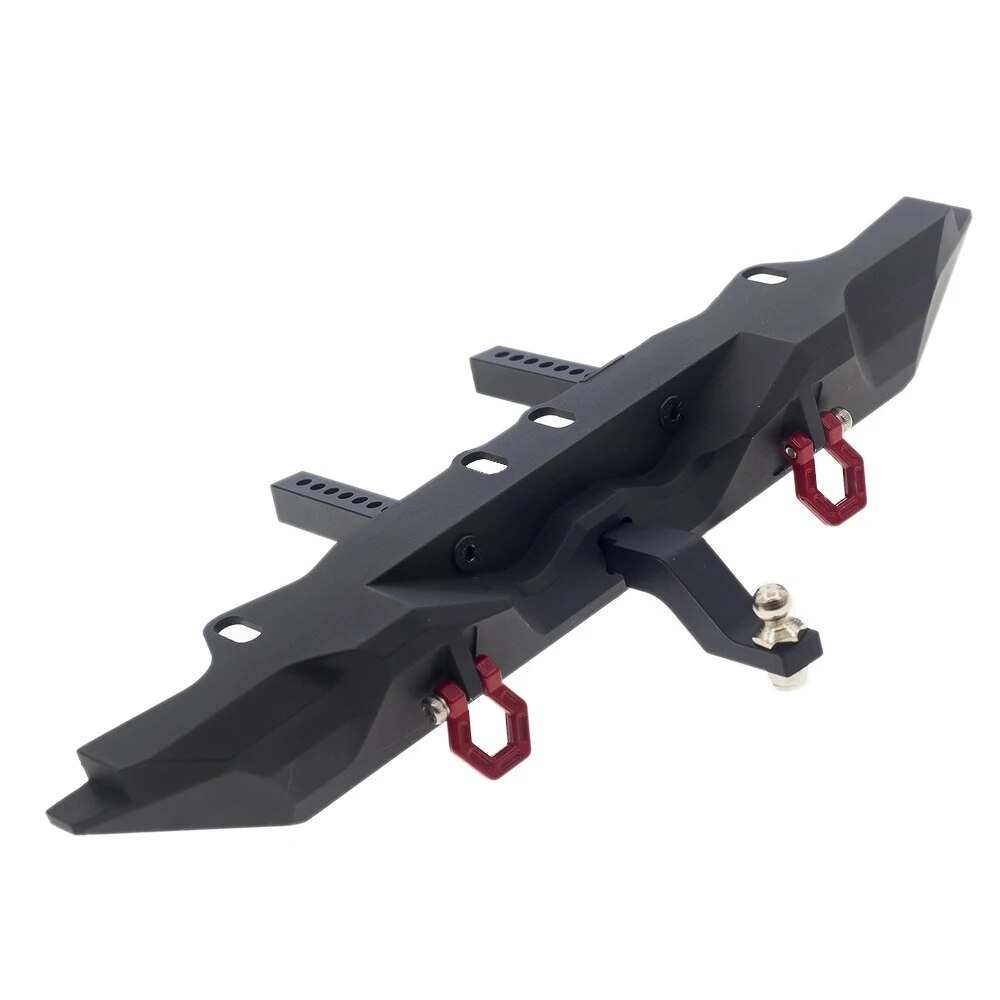 Reading WritingMetal Aluminum Alloy Rear Bumper With Trailer Hitch For 1/10 RC Crawler Car Trax Trx4 Trx-4 Defender Bronco SCX10 II 90046Wooden Toys. 