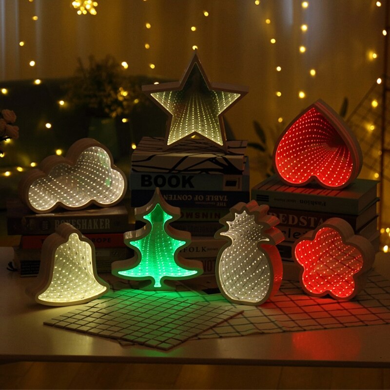 【World Supermarket 2021】Battery - cloud lamp Creative LED Night Light Cloud Tunnel Child Room Bedside Lamp Decor New. 