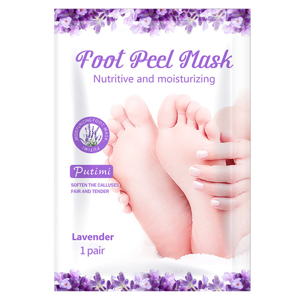 2pcs Remove Calluses Foot Mask Lavender Moisturizing Foot Membrane Feet Care Foot Patches for Home Foot Peel Mask. 