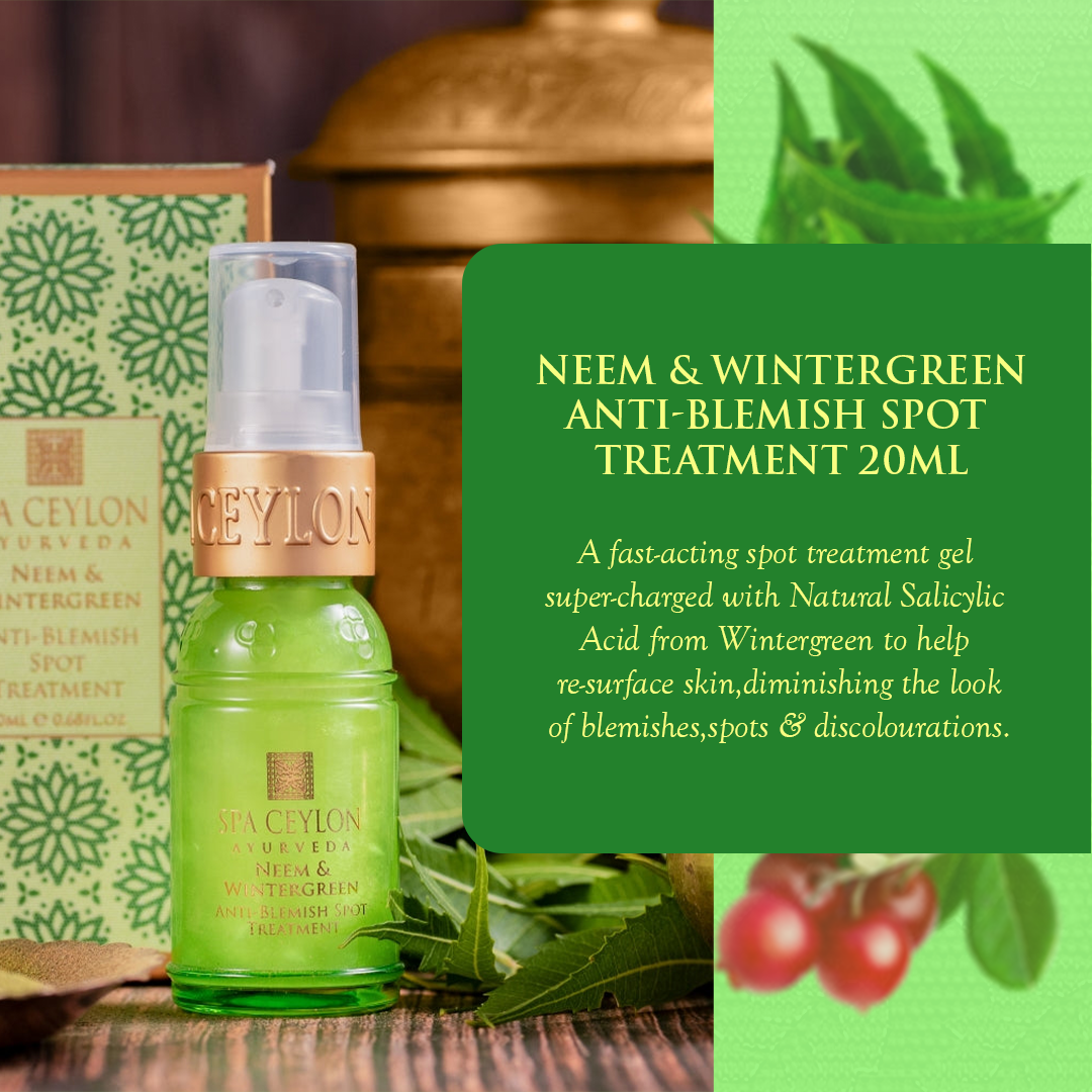 Spa ceylon - Anti-Blemish Spot Treatment - Neem and Wintergreen 20ml. 