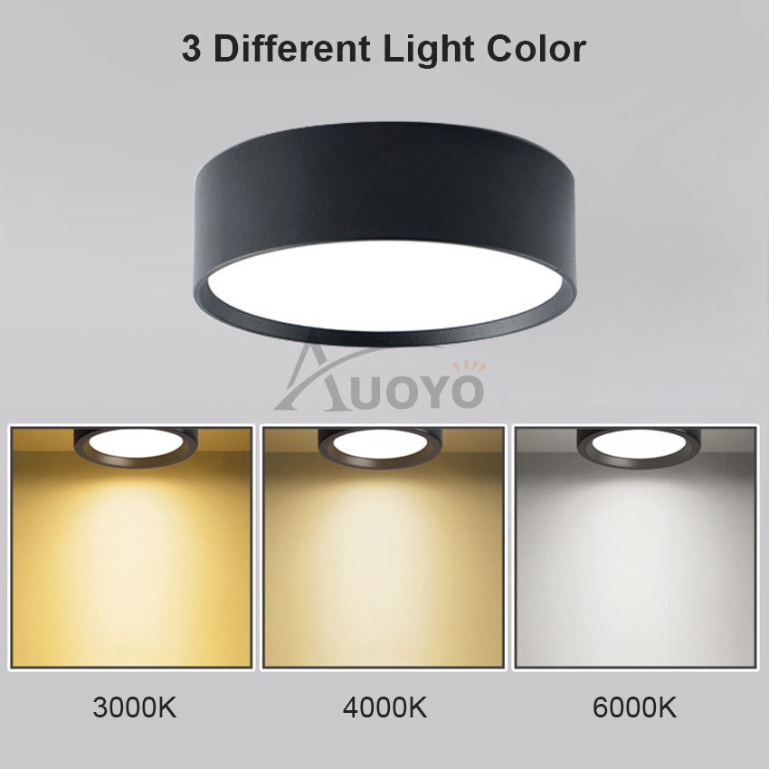 Auoyo LED Aluminum Drop Ceiling Lights Living Room Lighting Ceiling Young Fashion Lights 5W 12W 3000K 4000K 6000K for Indoor Book Rack Lighting. 