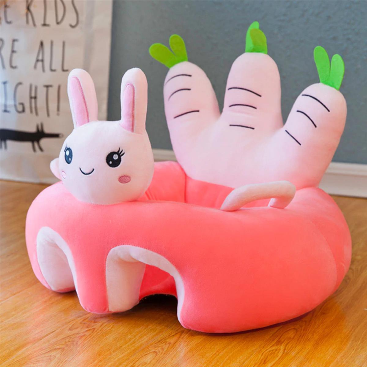 Baby Sofa Rabbit COTTON FILLED Seat Learn to Sit Seat Kids Feeding Chair Washable Sofa for Infant Sofa Soft Seat