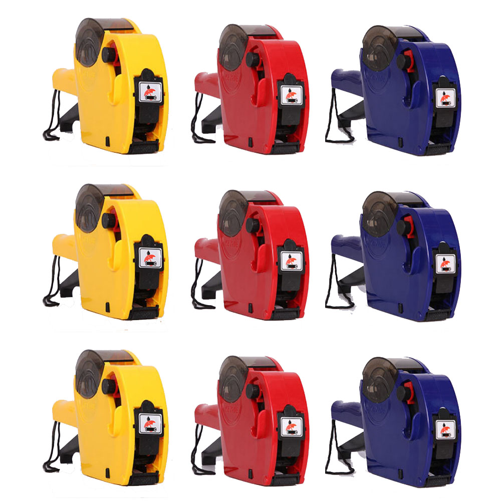 EOS5500 Price Labeller,8 Digit 2 Line Label Gun Handheld Price Labeller Price Tag Machine Label Maker  Price Gun