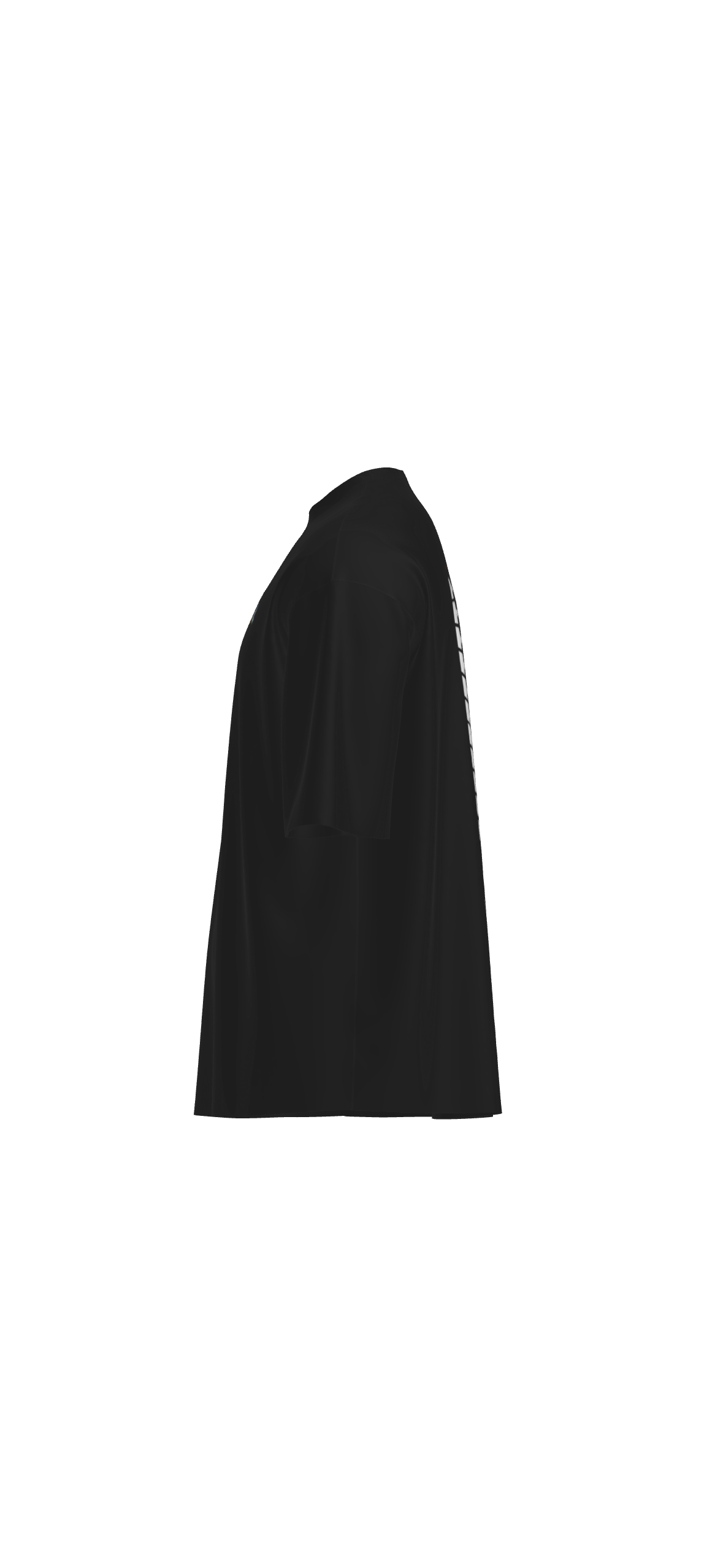 Oversized Printed Graphic Crew Neck t shirt for men - Black. 
