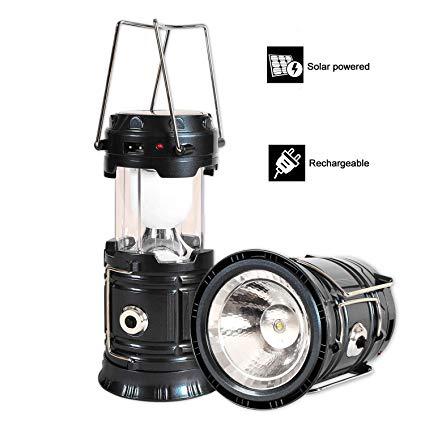 EcoSport Solar Rechargeable Light for Outdoor Indoor Camping Hiking Torch Light LED. 