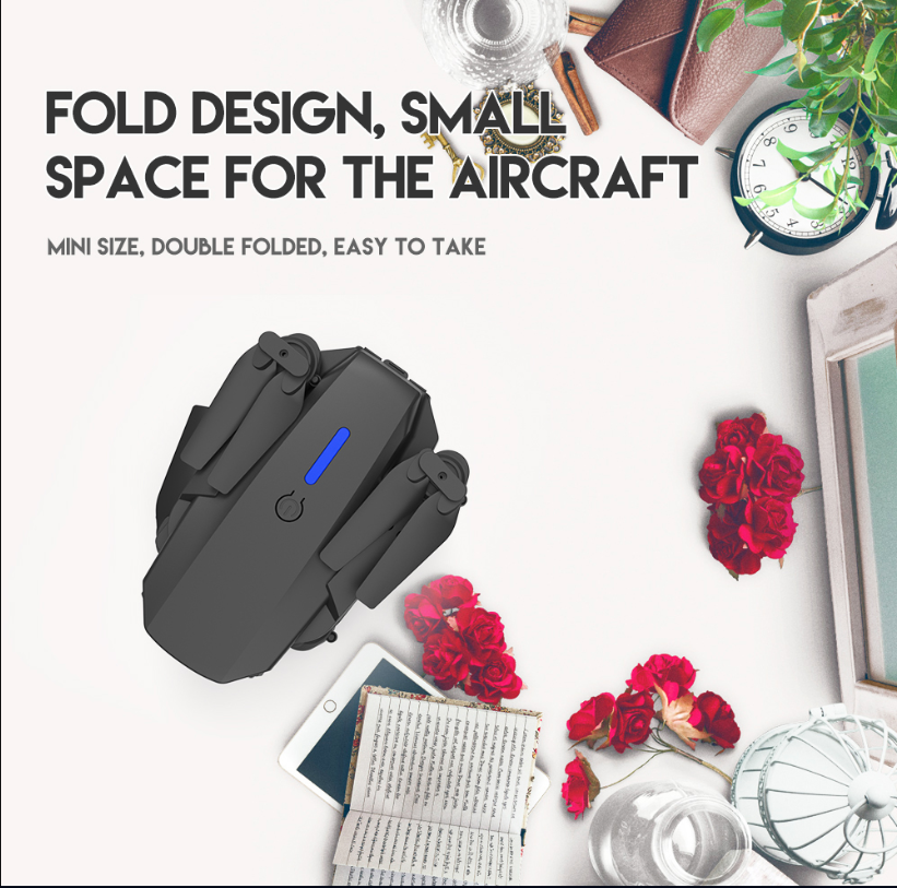 2022 New Quadcopter E88 Pro WIFI FPV Drone With Wide Angle HD 4K 1080P Camera Height Hold RC Foldable Quadcopter Drone. 