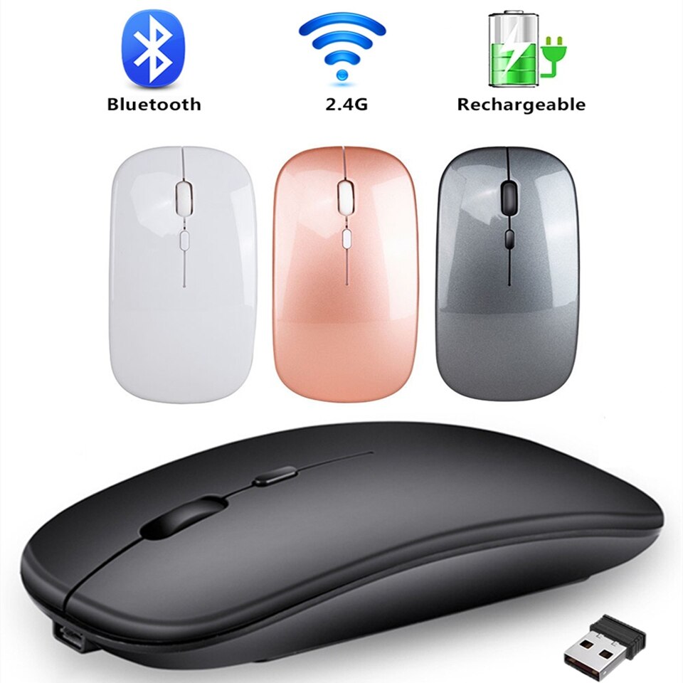 mouse inalambrico Computer Silent gaming Mouse Ergonomic Mini USB