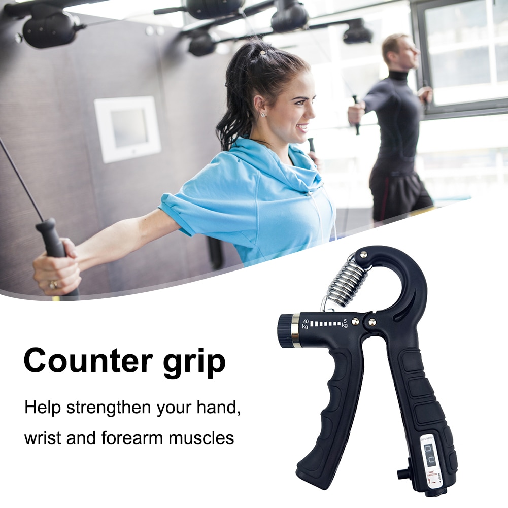 Grip Strengthener Adjustable Resistant Level Finger Exerciser Lightweight Vein Grip Training Fitness Dynamometer Hand Grips. 