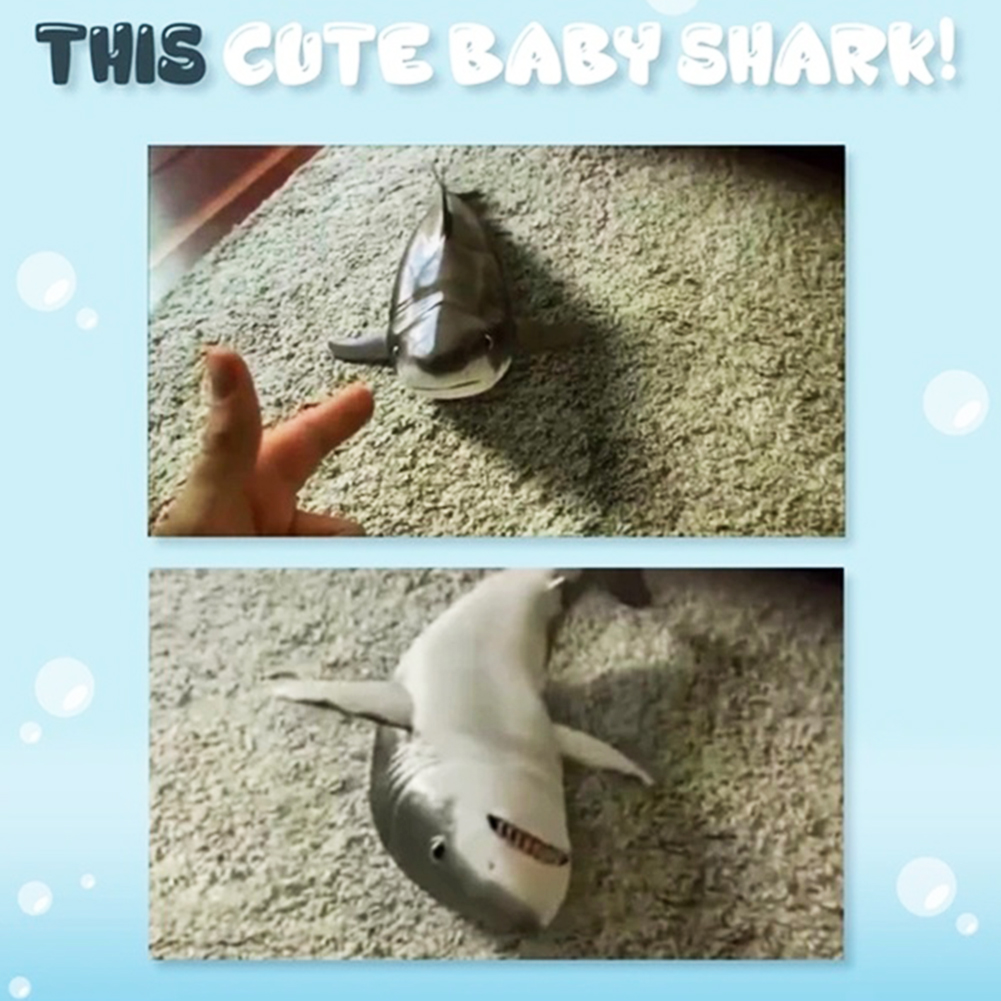 【Serendipity party】Simulation Plastic Shark Ocean Animal Model Figurine Children Toys Table Decor. 