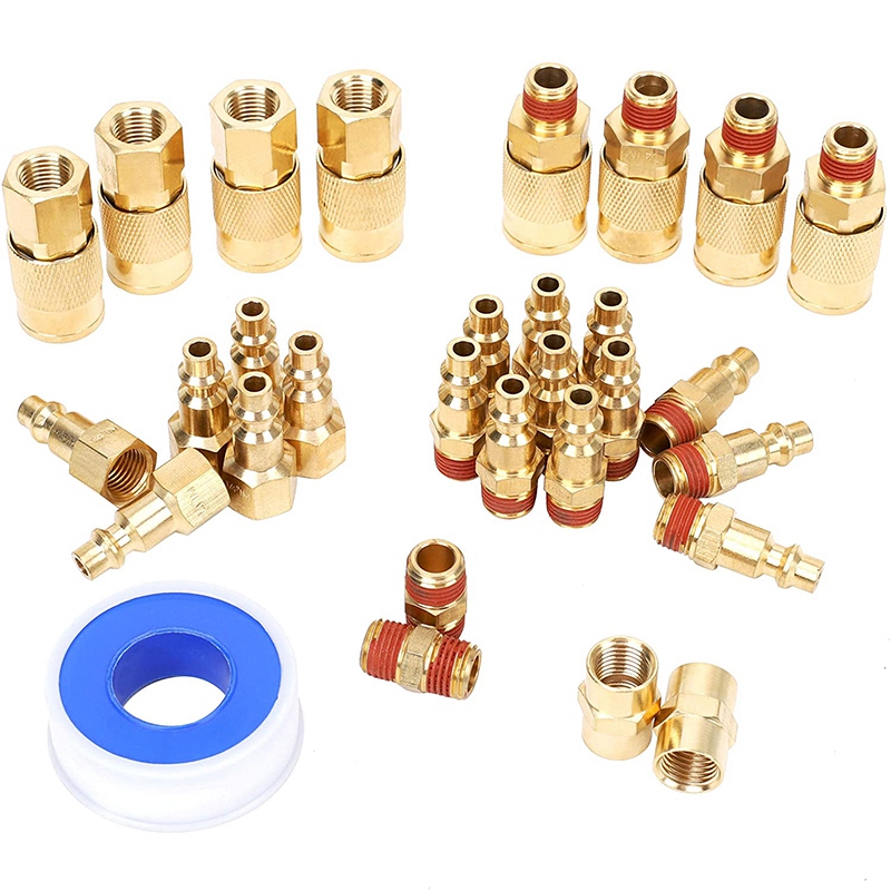 30 Pieces 1/4inch NPT Air Coupler and 