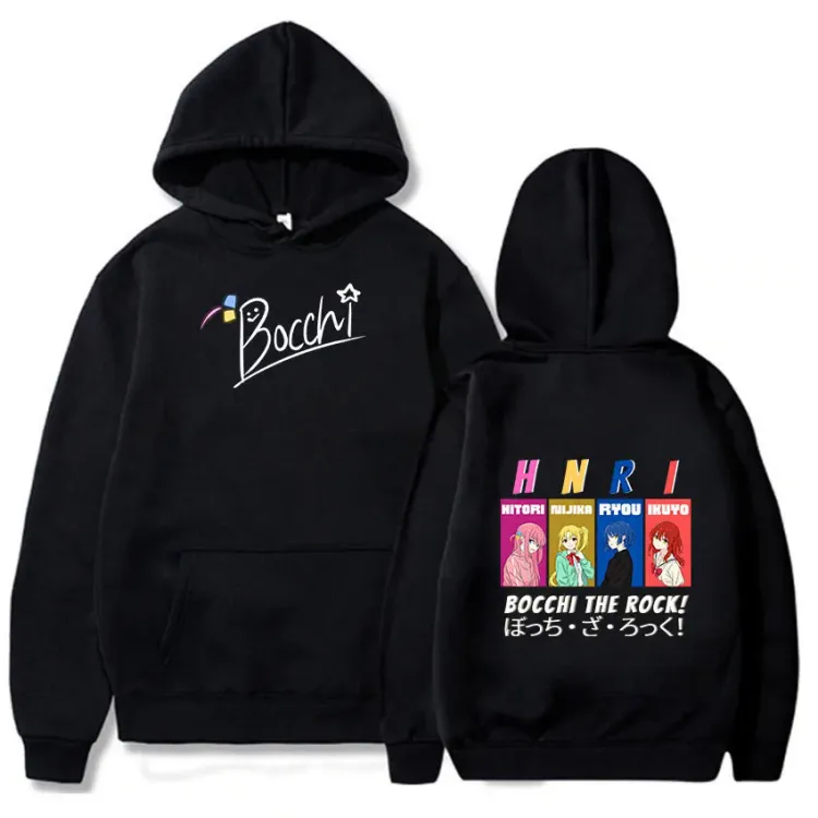 Hot BOCCHI THE ROCK Anime Hoodies Cute Manga Sweatshirts