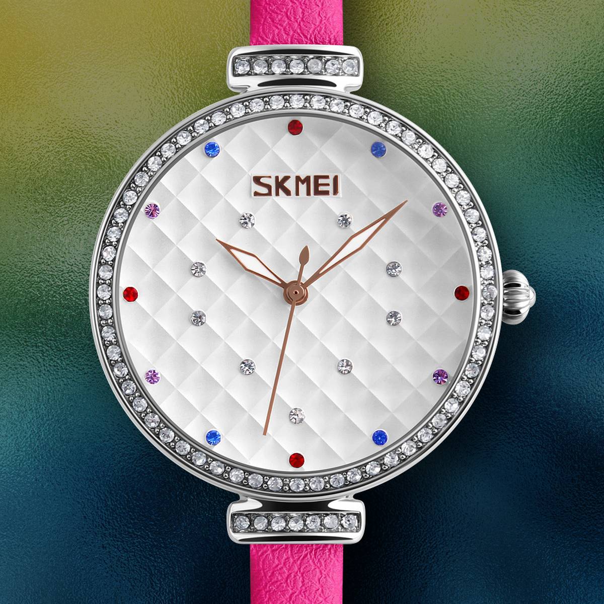 SKMEI Fashion Casual Quartz Watch 3ATM Water-resistant Women Watches  Genuine Leather Wristwatch Female Relogio Feminino: Buy Online at Best  Prices in SriLanka | Daraz.lk