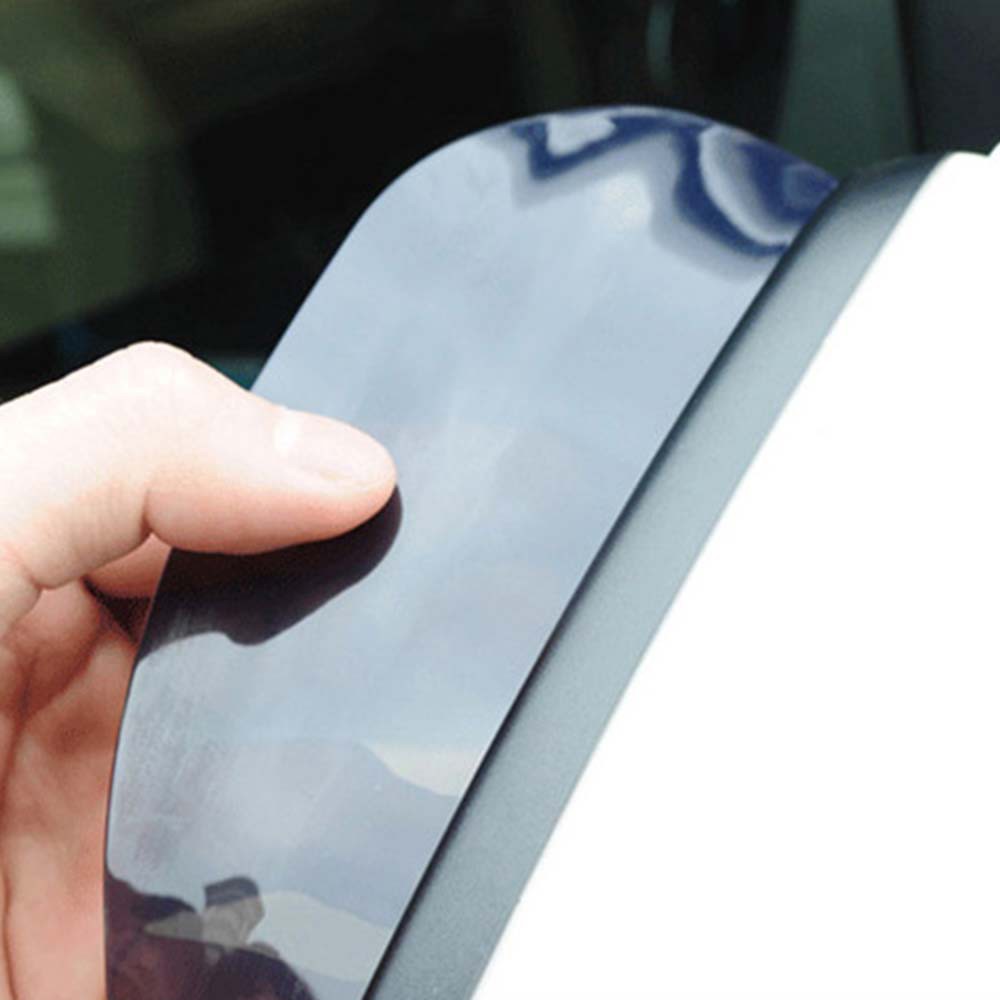 2Pcs Universal Flexible PVC Car Back Mirror Eyebrow Rain Cover Car Accessories Rearview Mirror Rain Shade Rainproof Blad(color: Transparent). 