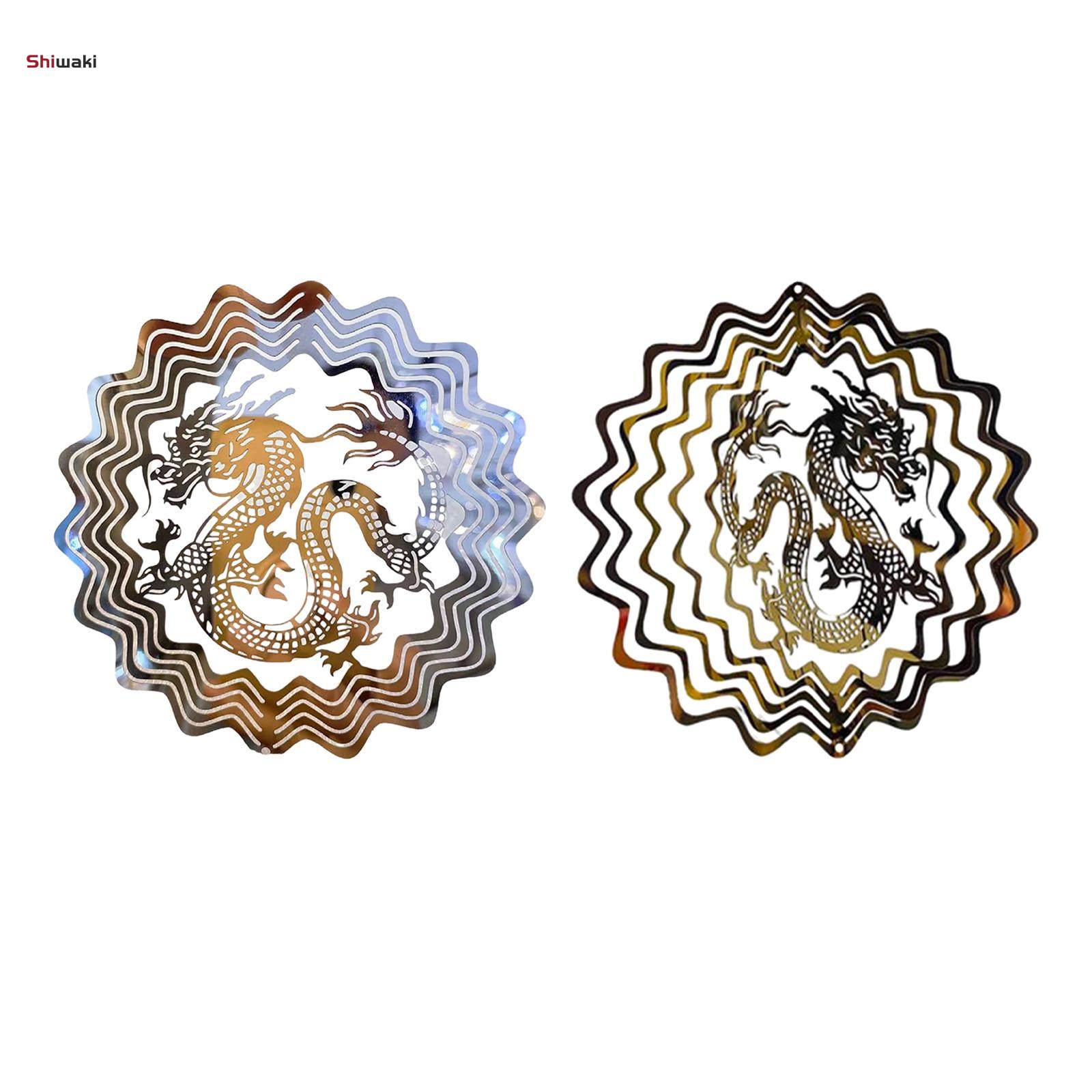 Dragon Wind Wind Catcher Mandala Ornament for Window Home Front Door. 