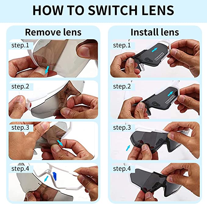 BRZSACR Polarized Cricket/Motorbike/Cycling Sunglasses for Men, Women. 