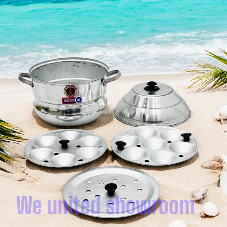 Latest Aluminium non stick Idli Maker/cooker And Steamer pot pan Best Maker For Home & Restaurant Standard Idli Maker. 