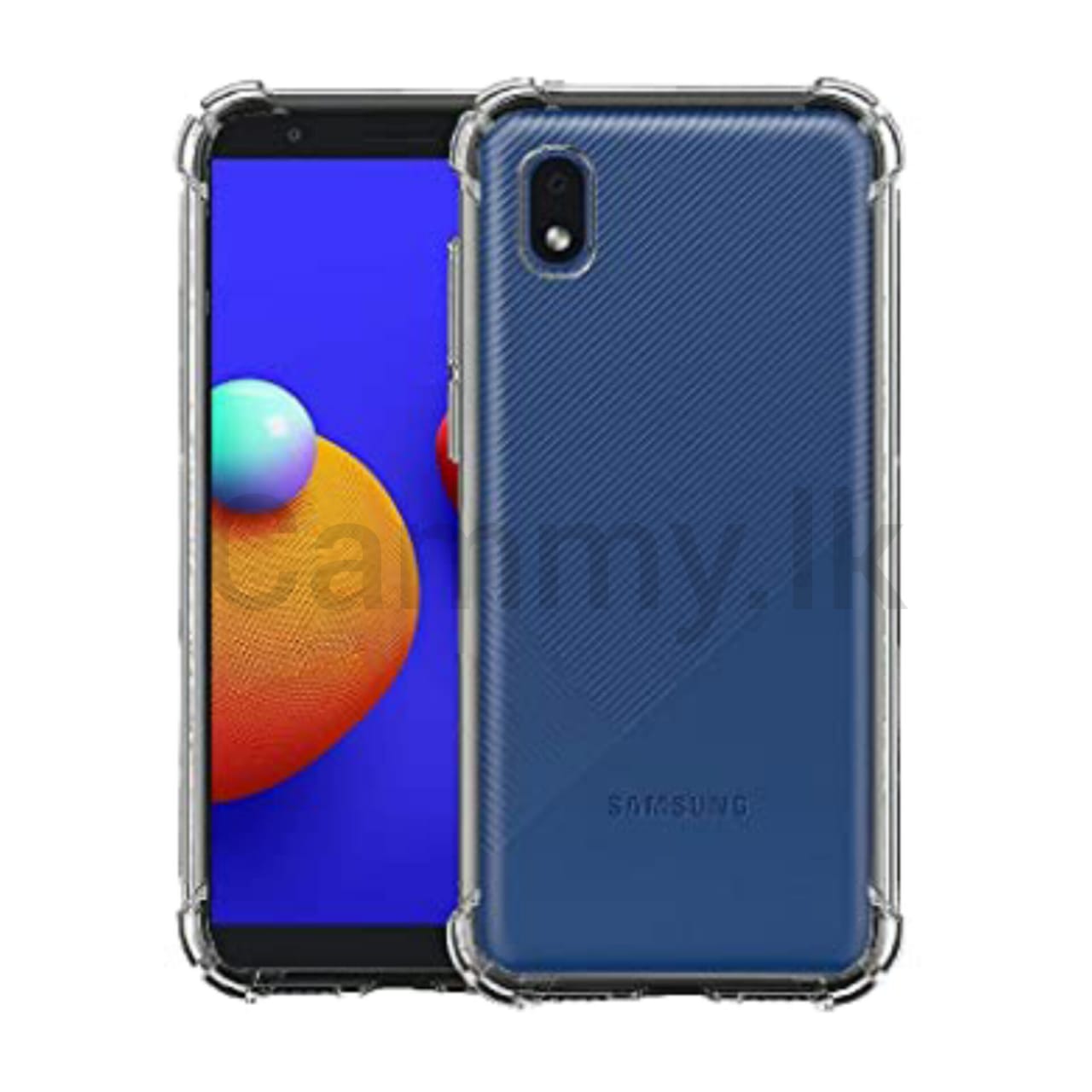 Luxury Shockproof Clear Case For Samsung Galaxy A3 Core Back Cover Transparent Silicone Case Soft Airbag Bumper Lens Protection Cute Design For Girls Boys New. 