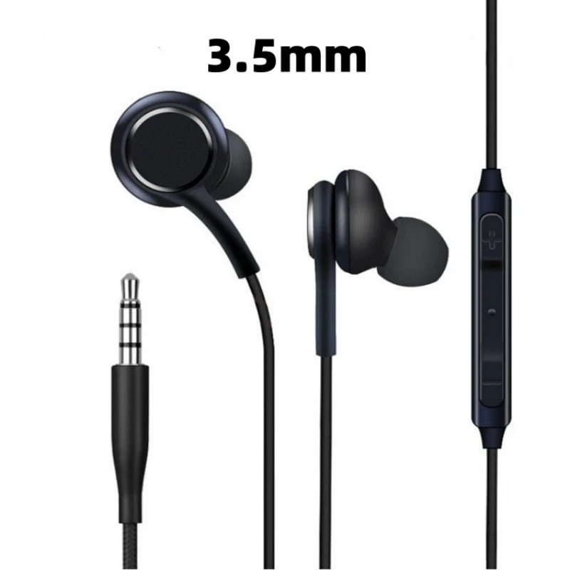 Type C / 3.5 mm Wired Earphone For Samsung Galaxy S23 S21 S22 Ultra Plus A54 A34 A53 A53 Accessories. 