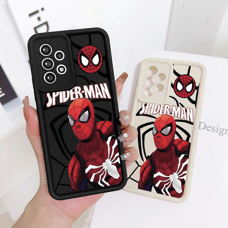 PMP Pipe Xiaomi Redmi 11T + Pro 4G Note 12 Turbo 5G soft silicon square staircase super hero Spider-Man fully wrapped Pattern Phone Tube for boy. 