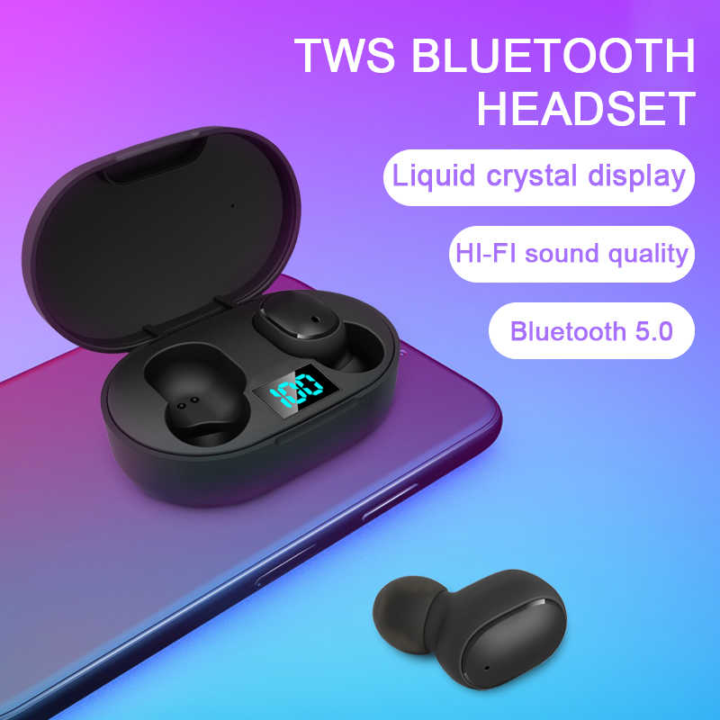 Original E6S TWS bluetooth earphone Headsets For Xiaomi Redmi AirDots  Wireless Earbuds TWS Earphone Noise Cancelling Mic headphones PK M1: Buy  Online at Best Prices in SriLanka | Daraz.lk