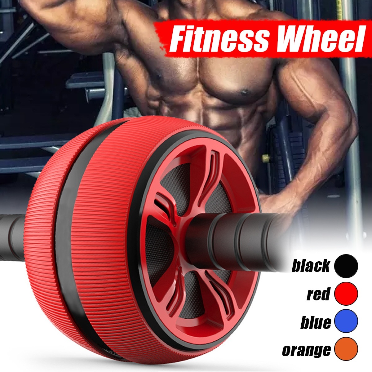 Silent Abdominal Wheel Roller Fitness Equipment Gym Home Exercise Body Muscl Free Shipping Over 1098