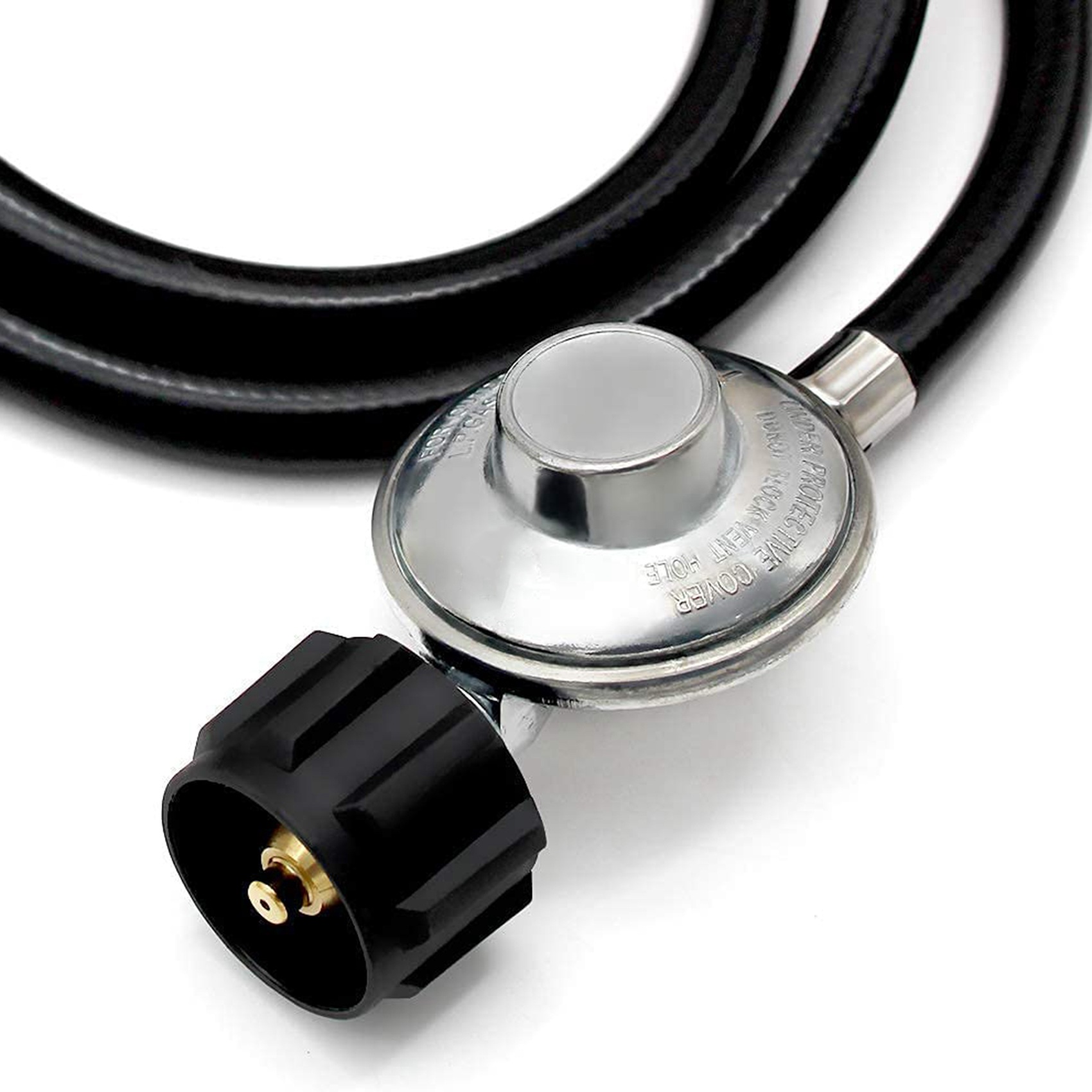 5Ft Propane Adapter Hose and Regulator Replacement Kit for Coleman Roadtrip Grills,QCC1 Low-Pressure Propane Adapter. 