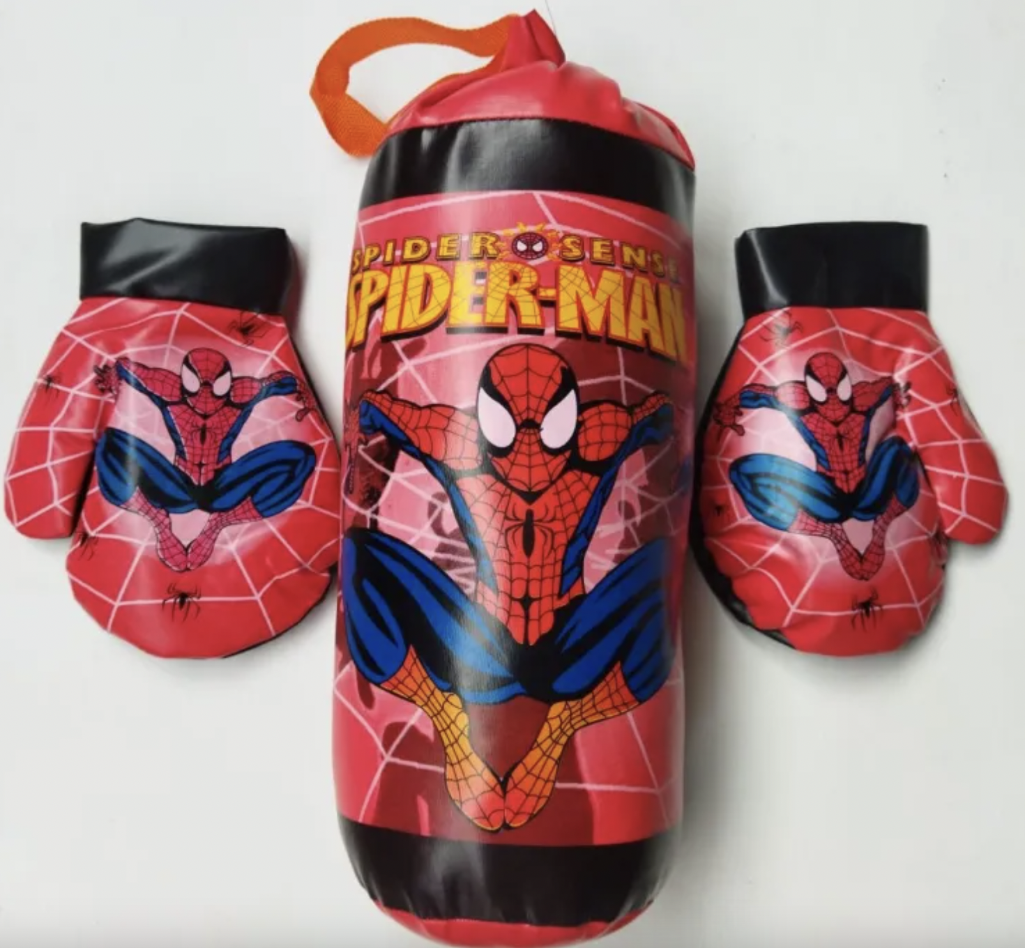 Spiderman punch bag and gloves online